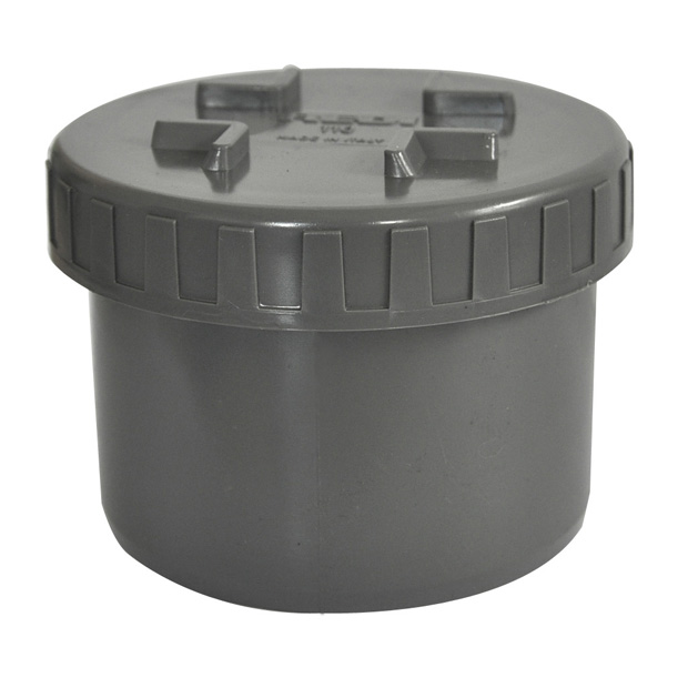 Eindkap met schroefdeksel passend in mof