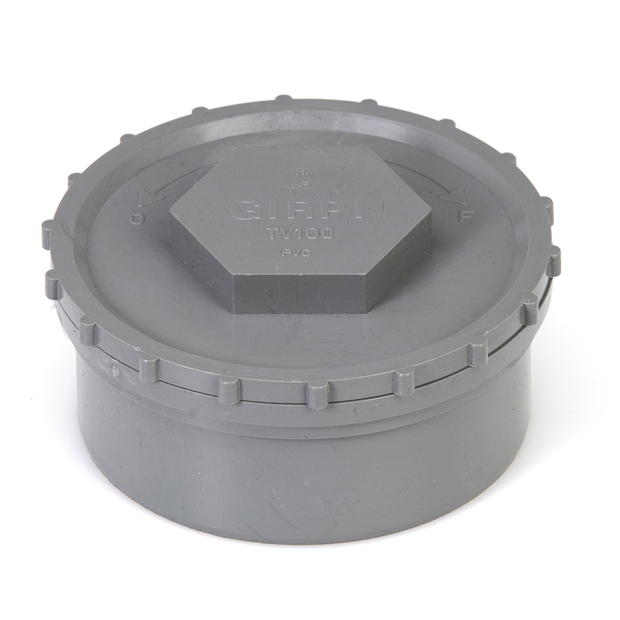 Eindkap met schroefdeksel