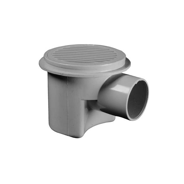 Vloersifon met hoge horizontale uitlaat