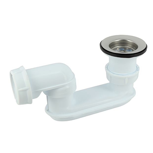 Sifon met RVS plug en stop, type 571