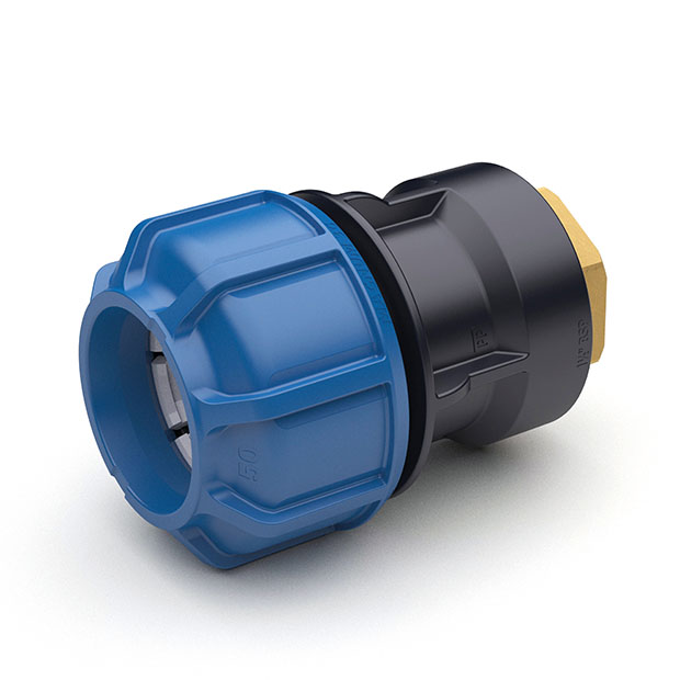 Overgangskoppeling messing binnendraad