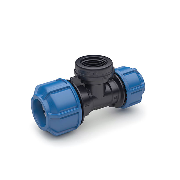 Reduceer-T-stuk 90&deg; PP binnendraad