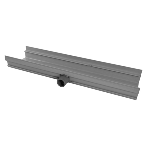 Afvoergoot Connecto 100 (PVC) met zij-aansluiting