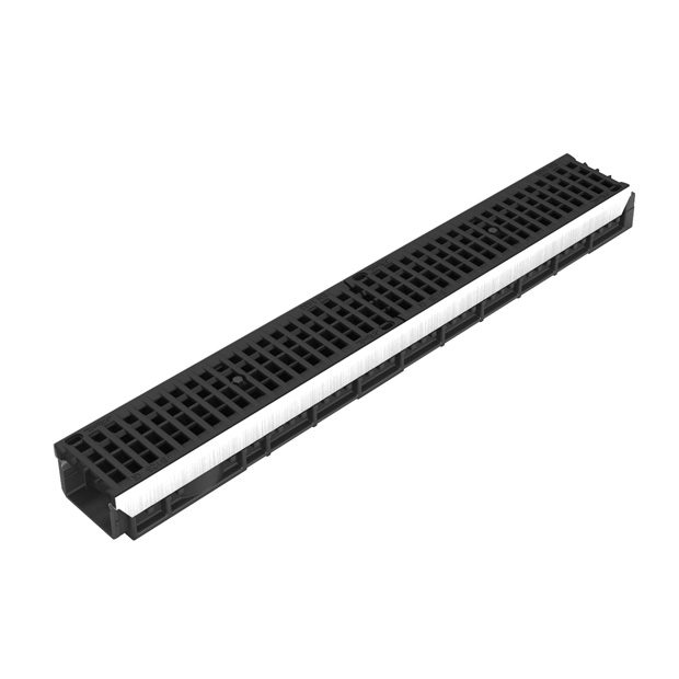Afvoergoot Kenadrain Park HD 100 met polyamide rooster