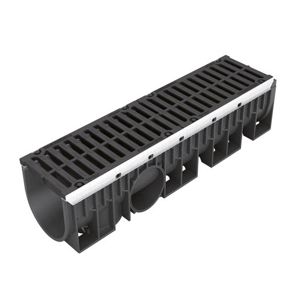 Afvoergoot Kenadrain HD 200 met gietijzeren rooster