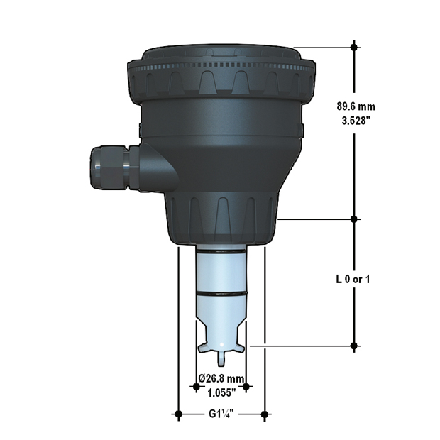 Peddelwiel flow transmitter IP65 - F6.30