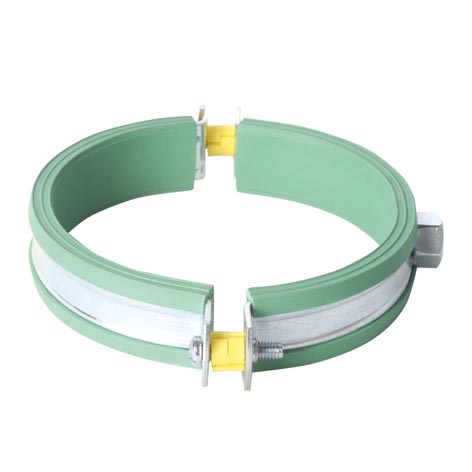 Buisclip met rubber inlage