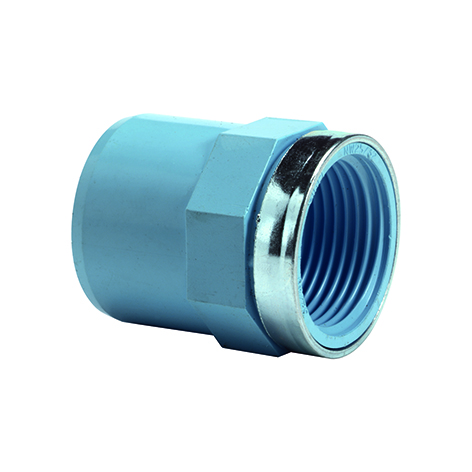 Schroefbus met metalen verstevigingsring