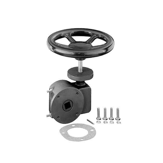 Wormwielkast - voor vlinderklep FK/FE