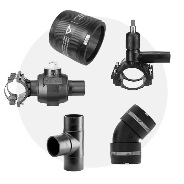 PE drukleidingleidingsysteem