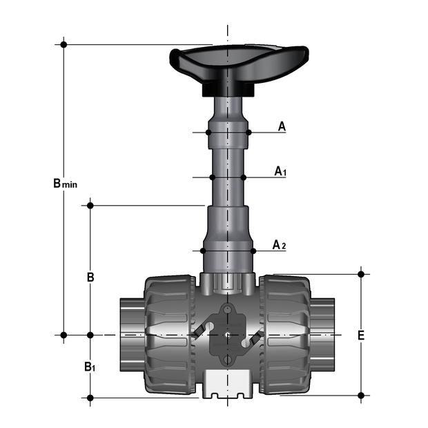 Spindelverlenger - voor VKD d16-d63 - PSKD
