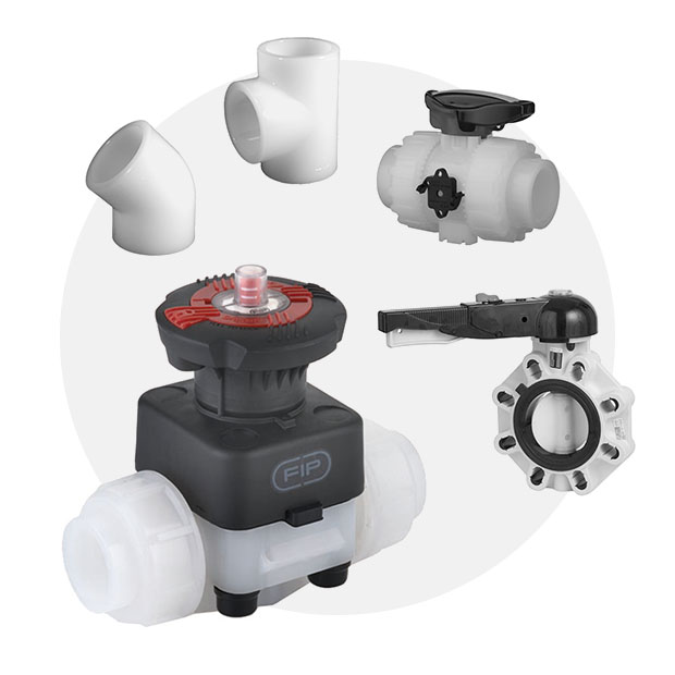 PVDF drukleidingsysteem