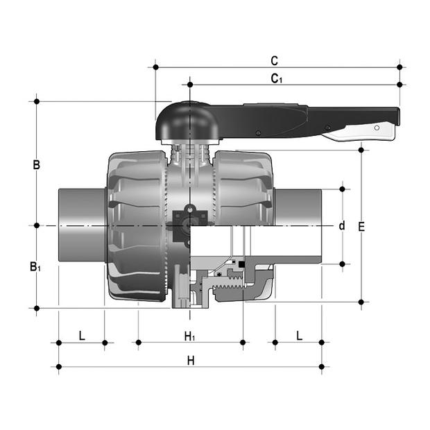2-weg kogelkraan DN 65-100 - VKDDC