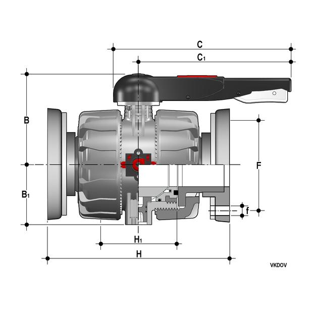 2-weg kogelkraan DN 65-100 - VKDOC
