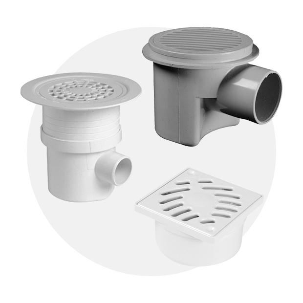 Vloerputjes met sifon